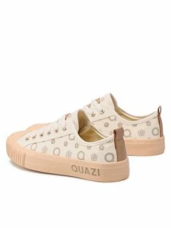 QUAZI Γυναίκες Κλειστά Παπούτσια Sneakers WSK1334-26 Μπεζ -Quazi Κατάστημα unnamed file 98