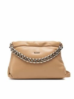 QUAZI Γυναίκες Τσάντες Βραδινές Τσάντα MQR-J-023-02 Μπεζ